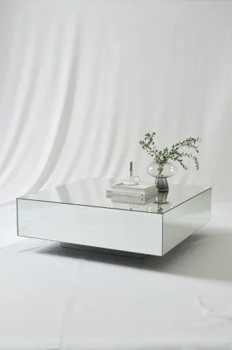 mesa de centro espelhada