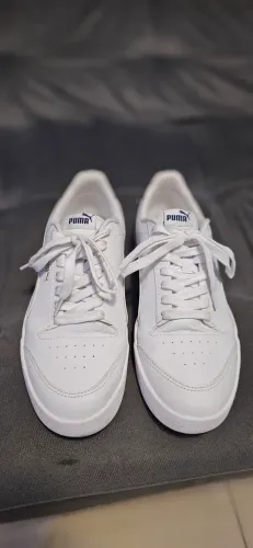 Tênis Puma Shuffle Branco/Azul nº 41 - usado, ótimo estado