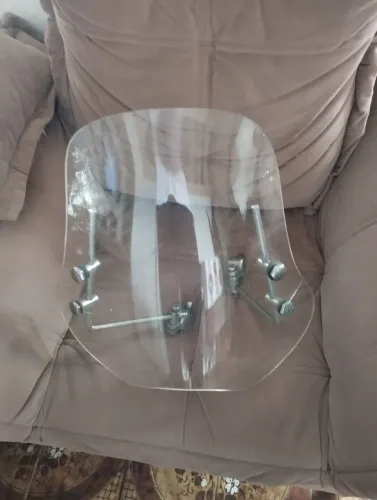 Bolha parabrisa para moto