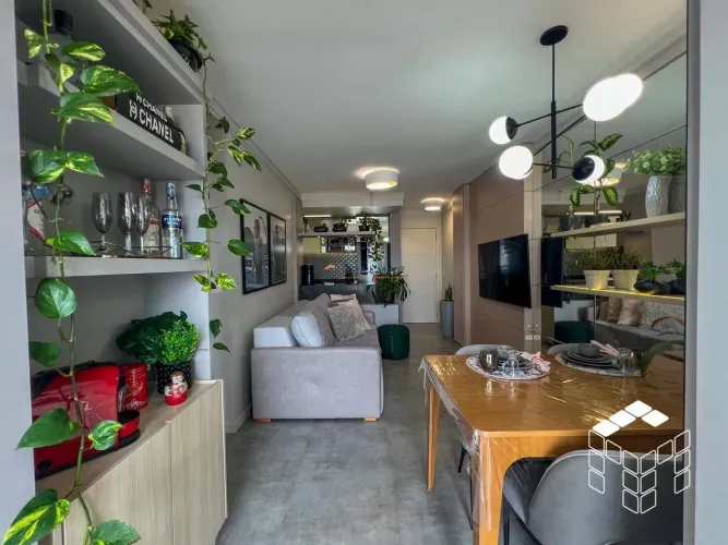 Apartamento para LOCAÇÃO 2 dormitórios (sendo 1 suíte), no bairro Barreiros - São José/ SC