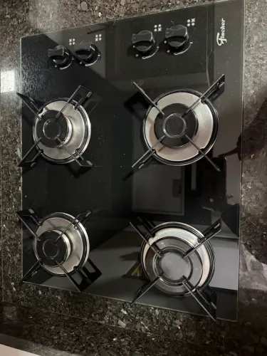Cooktop a gás Fischer a gás 4 bocas 