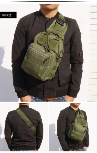 Bolsa Mochila Pochete Transversal Modular Peito Ombro Camping Promoção