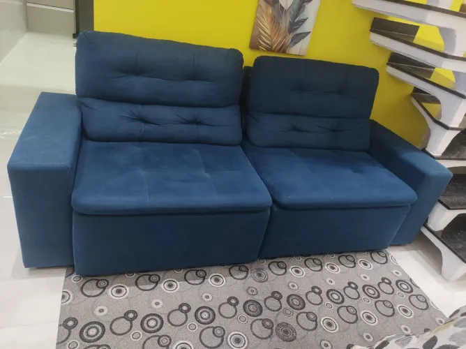 Conjunto Sofá Retrátil e Reclinável - Komfort House Modelo Bahamas