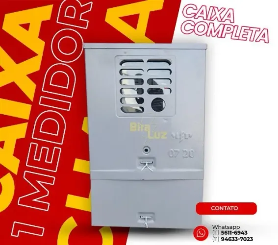 caixa 1 medidor trifasica enel cabo 16 mm