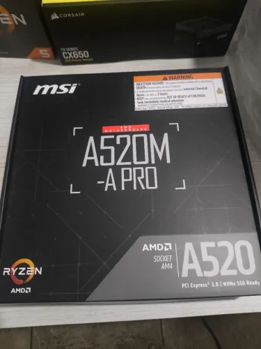 Placa mãe MSI a520 a pro 