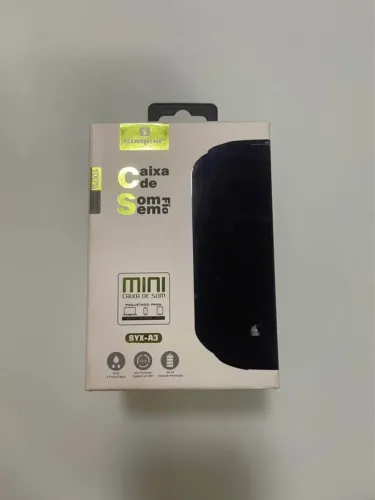 Caixa De Som Portátil Wlxy A3 Bluetooth 15w Rms, Bateria 12h, Entrada P2 (seminova)