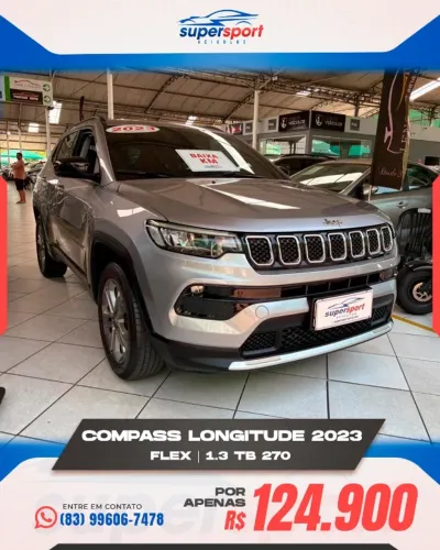Jeep Compass Long. T270 1.3 TB 4X2 Flex AUT 2023