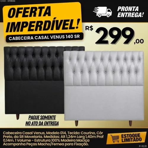 Cabeceira Casal Venus - 1.40 m