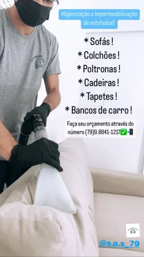 Lavagem de estofados 