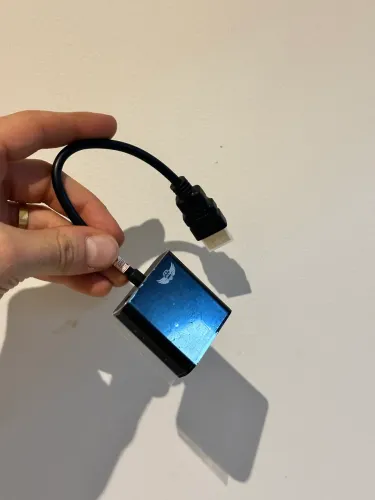 Cabo HDMI para VGA novo caixa aberta