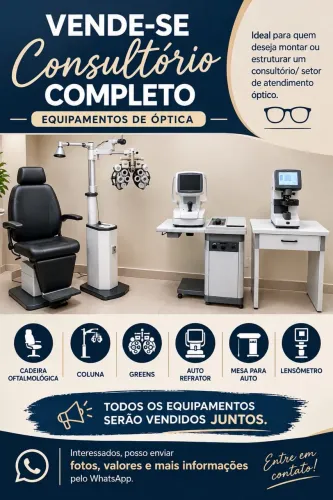 Consultório Oftalmológico Completo à Venda