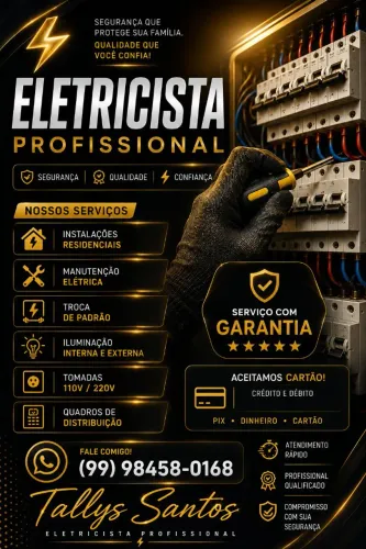 Eletricista residencial e Baixa tenção