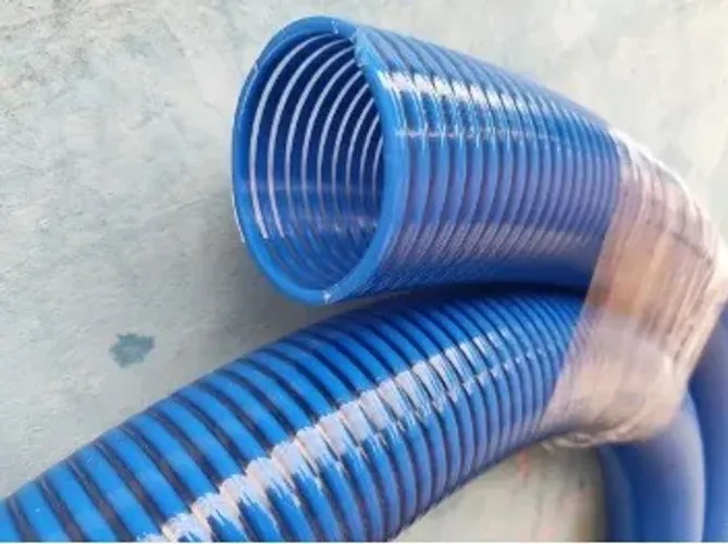 Mangueira Sucção Azul 4" Polegadas / Mangote Espiral Azul - Ibirá