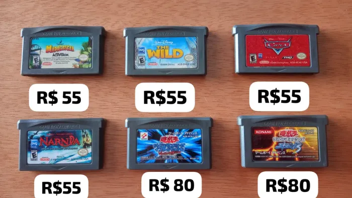 Jogos de Game Boy Advance GBA Original