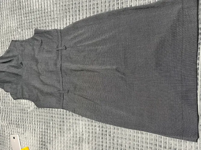 Vestido social Lã batida