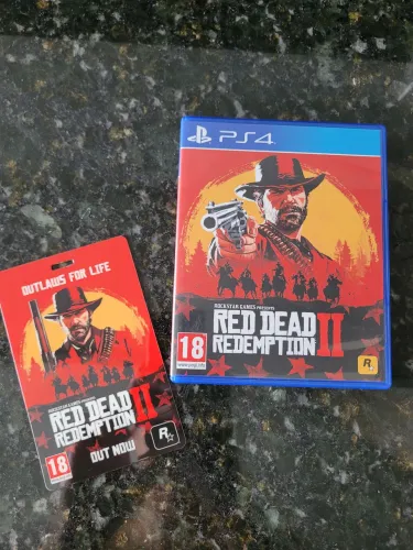 Red Dead Redemption 2 - PS4 Playstation 4 + Brinde Crachá