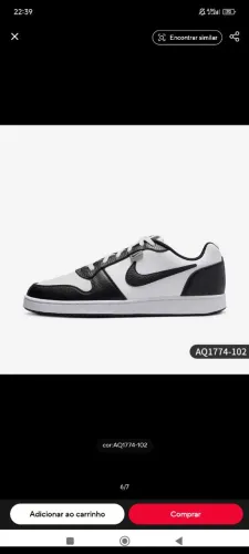 Tênis Nike Ebernon low masculino