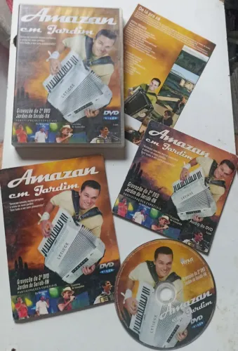 Combo 2 DVD+CD Amazan no Jardim <br>R$ 50