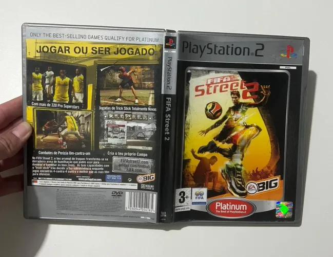 FIFA street 2 ps2 original em português 