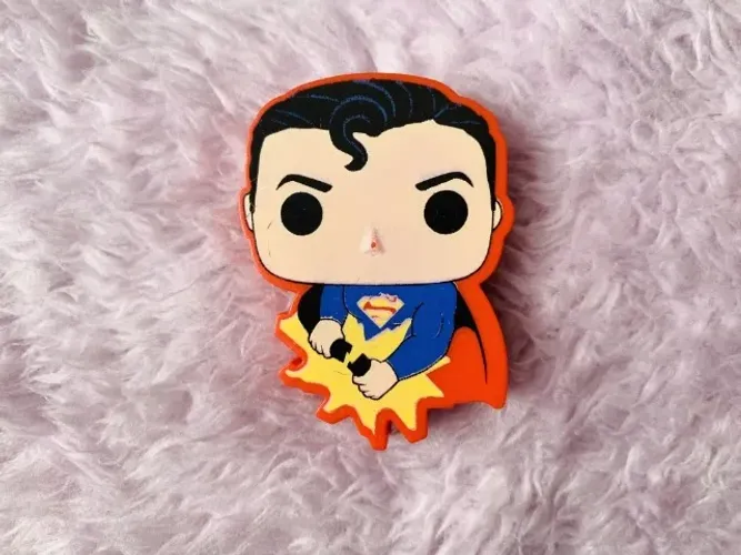 Superman Super-Homem - Protetor de cabo - Kinder Joy Importado