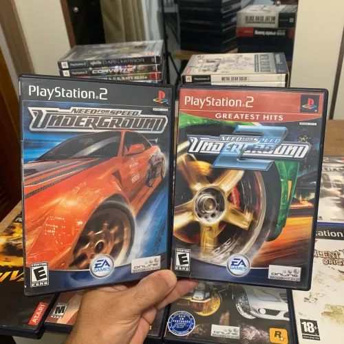 Jogo original Need for speed underground 1 e 2 ps2 play PlayStation