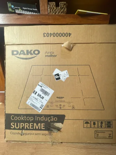 Fogão Indução Dako 4 Bocas 220V Na Caixa