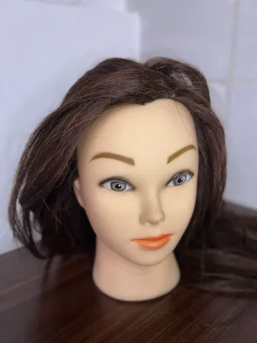 CABEÇA DE BONECA PARA TREINO - CORTE | PENTEADO 80% NATURAL