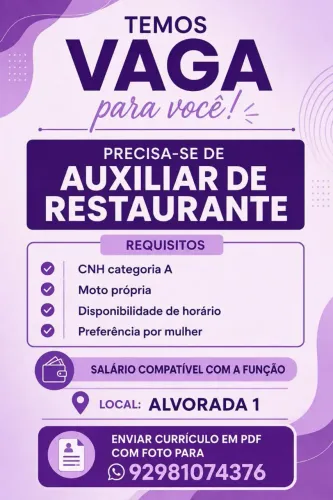 Atendente de restaurante
