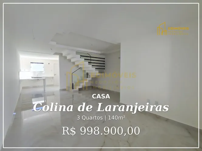 Linda Casa Moderna em Colina de Laranjeiras 3 Suítes e Alto Padrão!