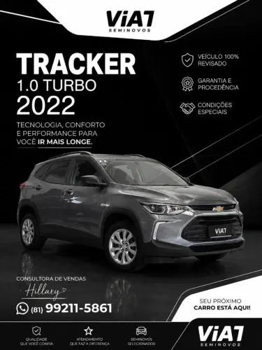 Chevrolet Tracker 1.0 Turbo 12V Flex Aut. (pcd) 2022