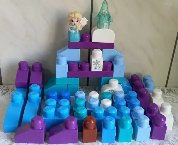 Blocos de montar Mega Bloks sacola de construção Frozen