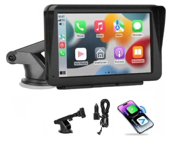 Multimidia Para Carros Espelhamento Carplay Android Auto 