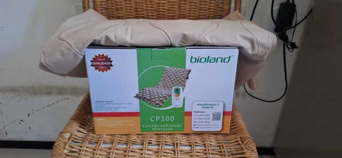 Colchão inflável e masseageador para acamados 