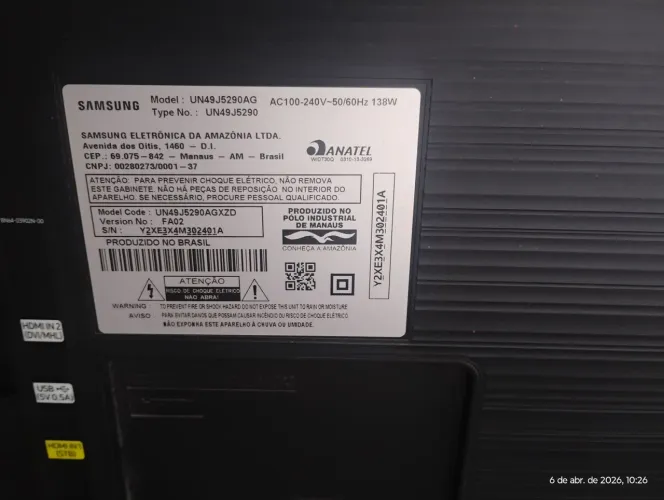 Tv Samsung smart 50 polegadas