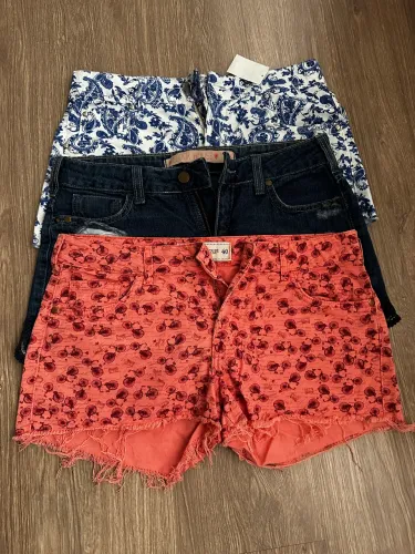 Kit bermudas / shorts jeans e sarja