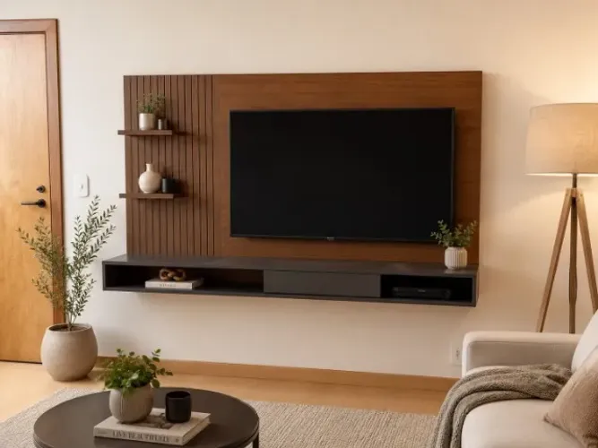 Painel de TV até 60" em Excelente Estado - 1 ano de uso, único dono.