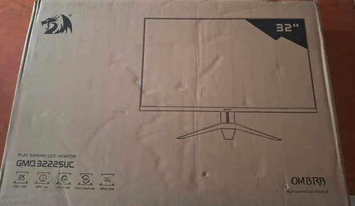 Monitor Gamer Redragon Ombra 32 polegadas Quad HD IPS 165hz lacrado