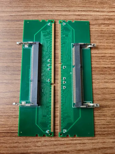 2x Adaptadores Memória RAM Notebook p/ Desktop