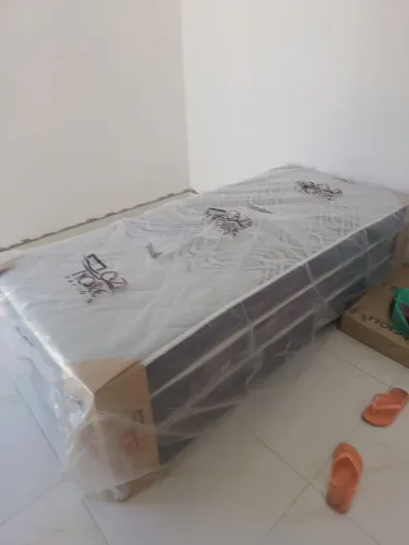 Cama unibox solteiro NOVA colchao D28 molas ensacadas