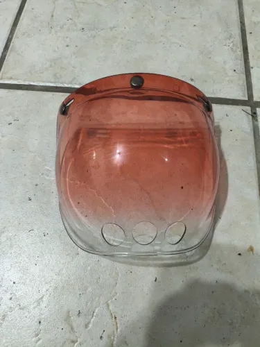 Bolha para capacete custom customizada