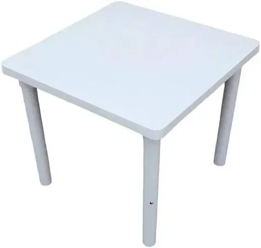 Mesa de plástico quadrado