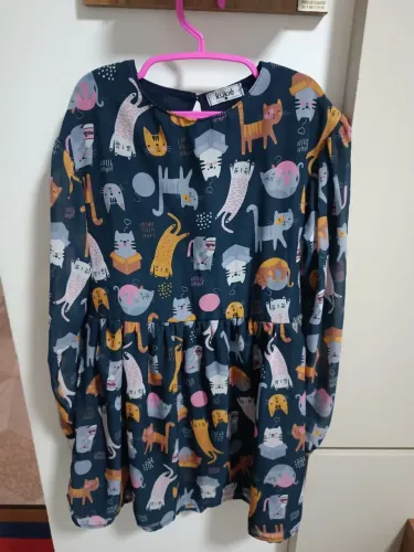 Vestido infantil kukiê tamanho 12 anos