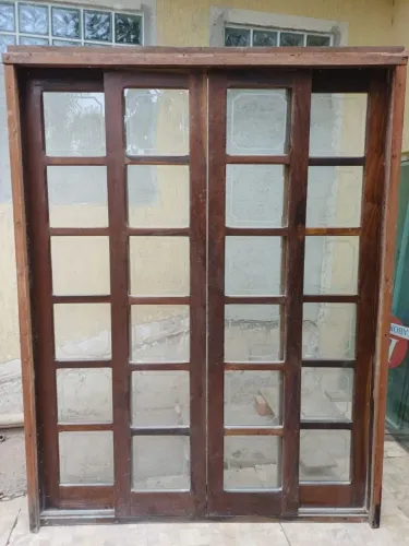 Lote Portas e Janelas Imbuia