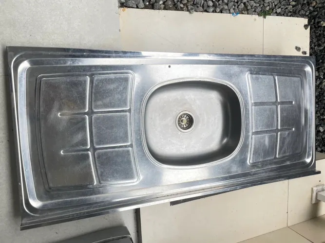 Cuba de pia de inox