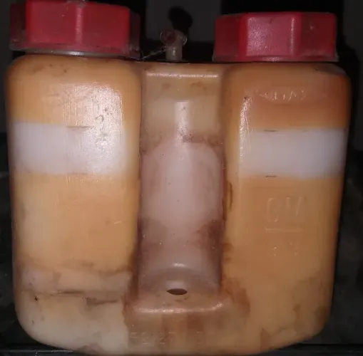 Reservatório de gasolina, auxiliar de partida a frio Opala 1988(álcool)