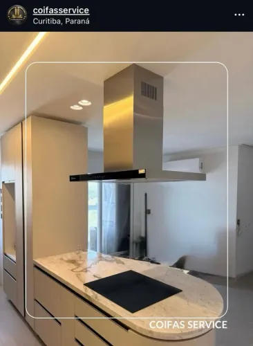 Instalação de coifa residencial coifa ilha e coifa de parede