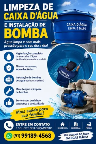 Limpeza de caixa d'água