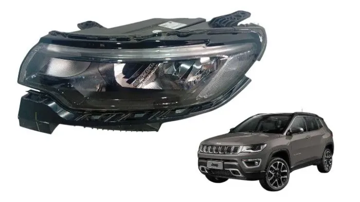 Farol Full LED Esquerdo Jeep Compass 2022 a 2026 Usado Original 