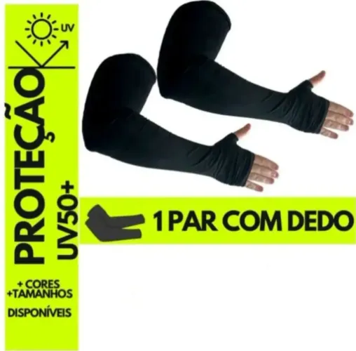 Manguito mangote com dedo dedeira<br>