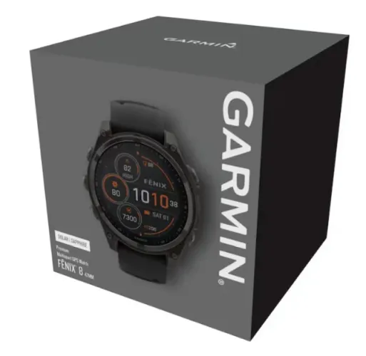 Relogio Garmin Fenix 8 47mm Solar Saphire
